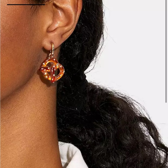 NWT Coach Mismatched Earrings - Picture 2 of 5